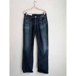 Loomstate Mens 100% Organic Cotton Straight Leg Indigo Blue Jeans Size 30
